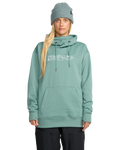 Sudadera con capucha Mujer Volcom Riding Hydro P/O - Arctic Blue