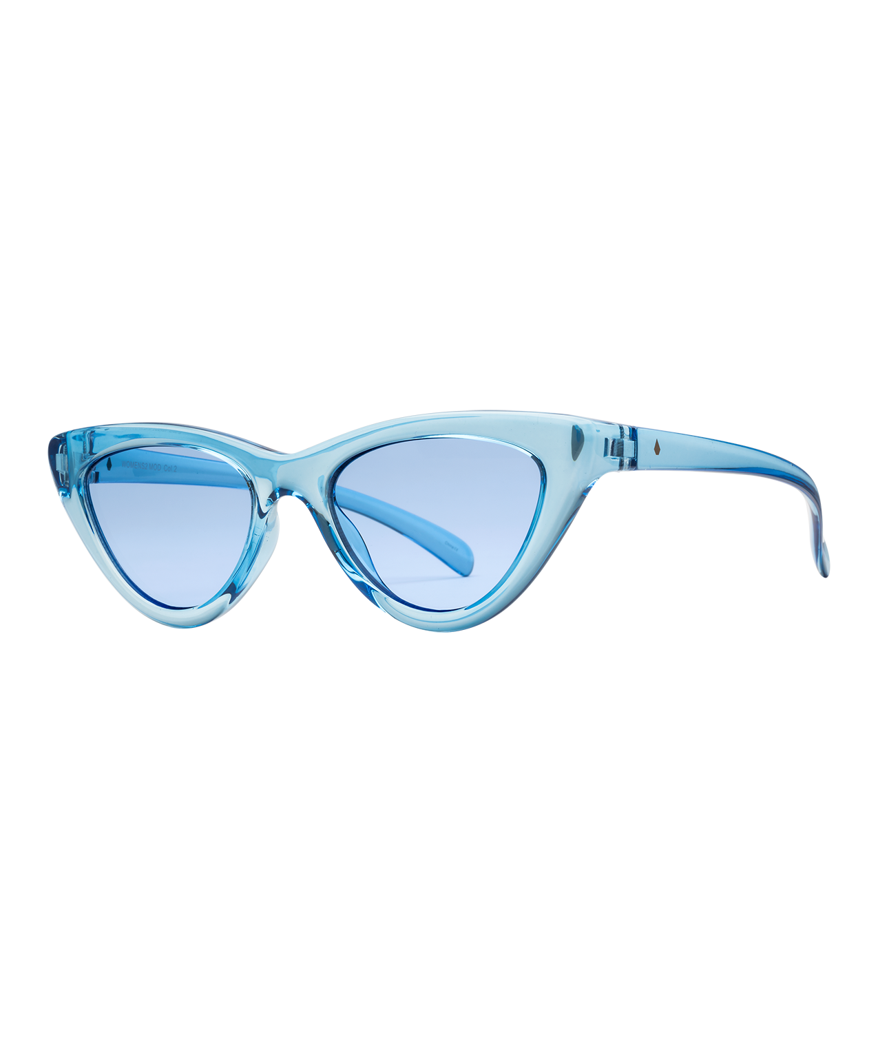 Volcom Knife Sunglasses - Crystal Sky/Blue