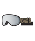Maschere da sci Volcom Footprints Camo Haze + Lente Bonus Rose - Silver Chrome