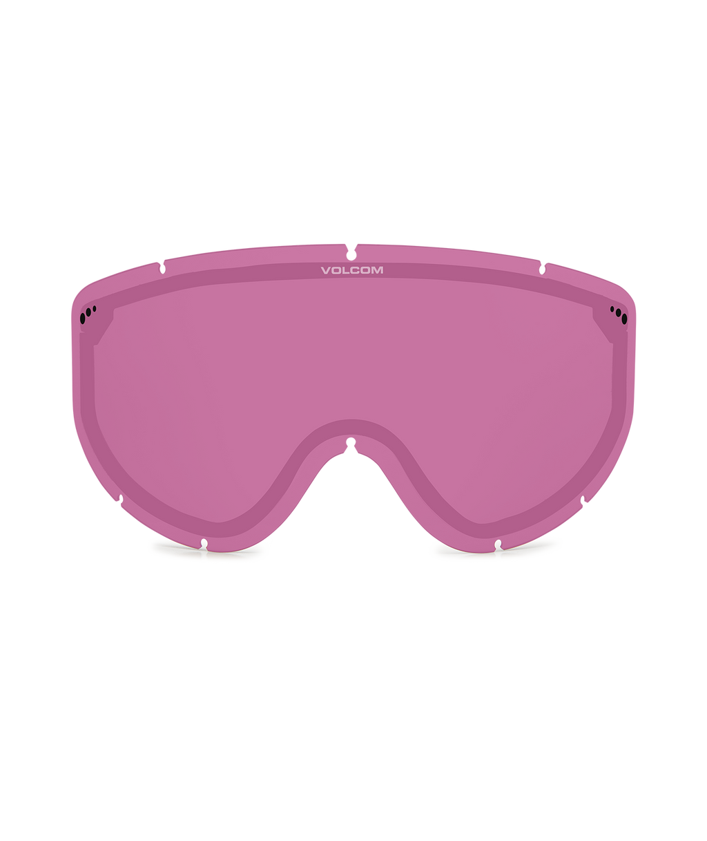 Volcom Footprints Camo Haze Snow Goggles + Bonus Lens Rose - Silver Chrome