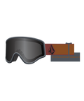 Volcom Yae Rwd Crl Schneebrille + Bonuslinse Rose - Dunkelgrau