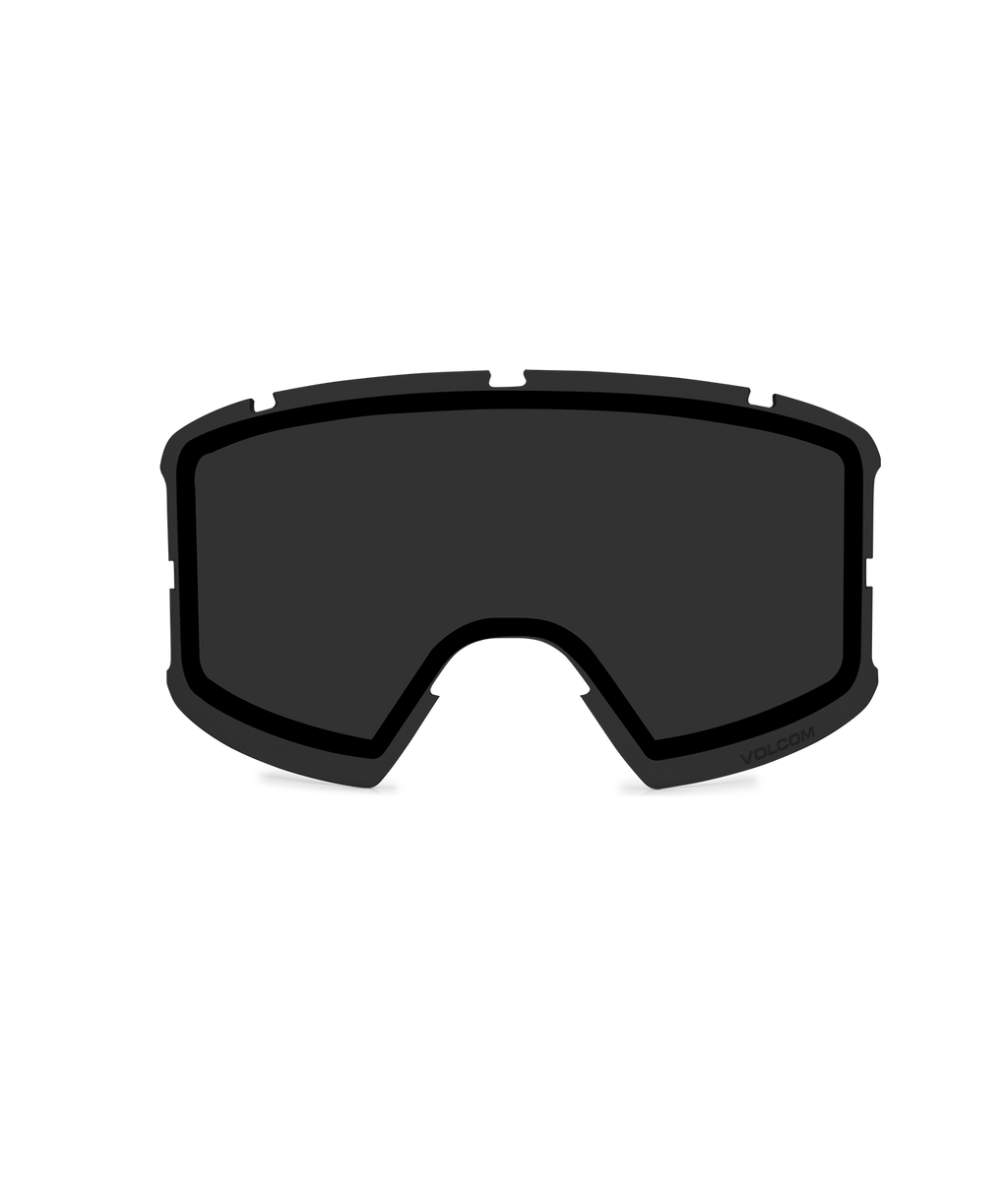 Volcom Garden 2 Skibrille Dunkelgelb/Schwarz + Bonuslinse Dunkelgrau - Gold Chrom
