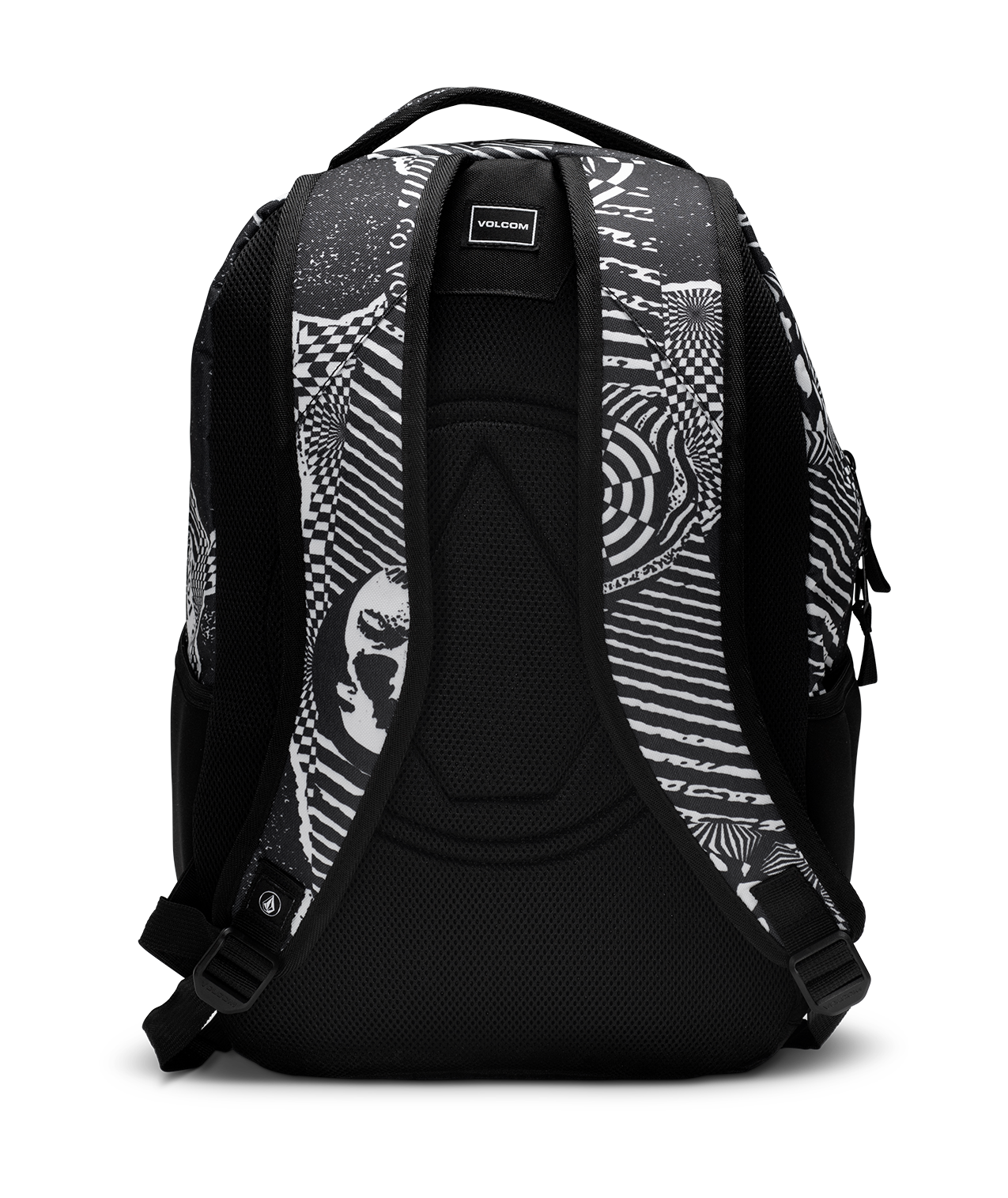 Volcom Everstone Skate Backpack - Black White
