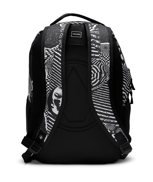 Volcom Everstone Skate Backpack - Black White