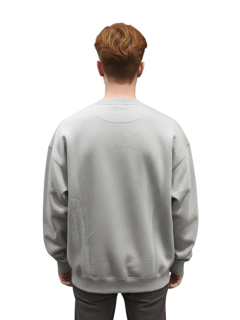 Polar Skate Co. Dave Crewneck | New Sport – Heather Grey