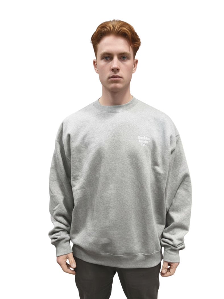 Polar Skate Co. Dave Crewneck | New Sport – Heather Grey