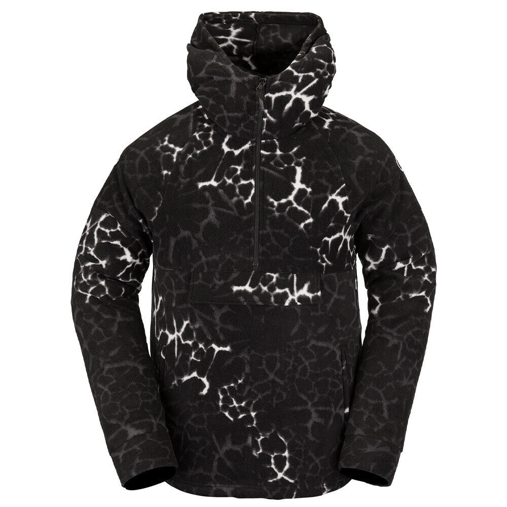 V-Science Fleece 1/2 Zip Schnee-Sweatshirt – Black Giraff