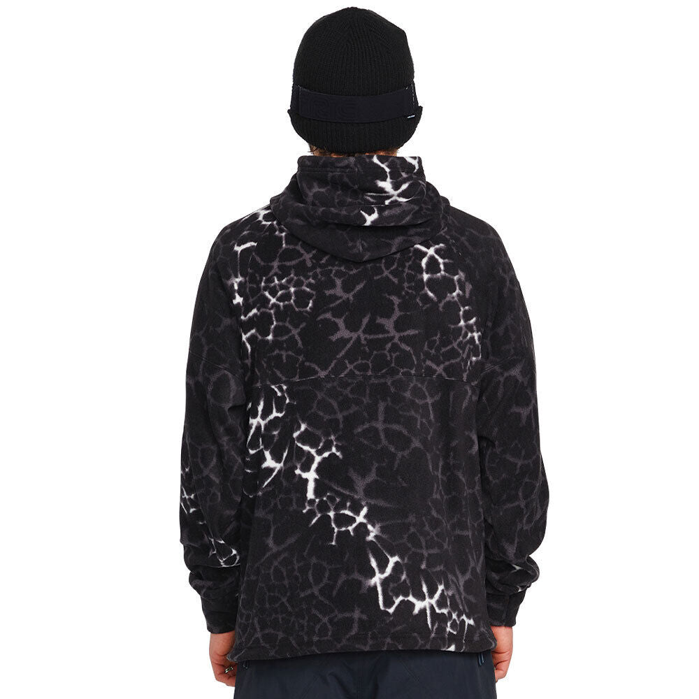 V-Science Fleece 1/2 Zip Schnee-Sweatshirt – Black Giraff