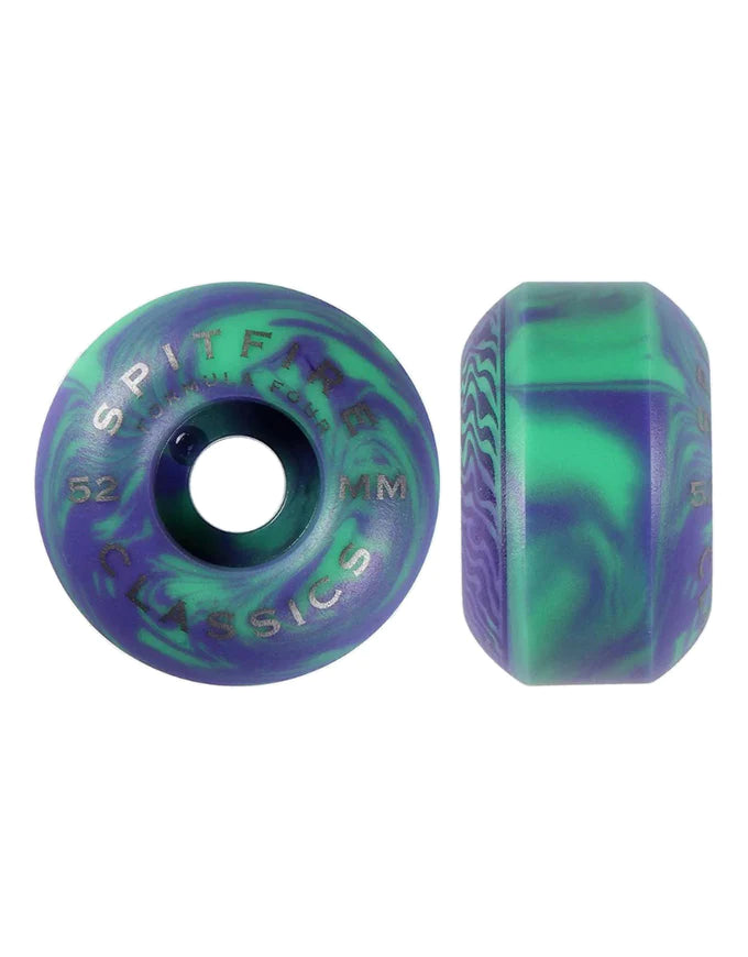 Roues de skateboard Spitfire F4, roues classiques tourbillonnantes | 99D/52mm