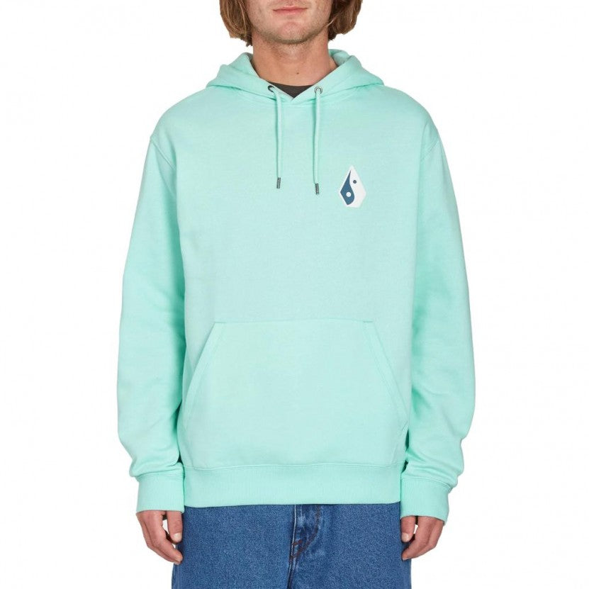 Sweat à capuche Volcom Puffstone - Vert bouteille