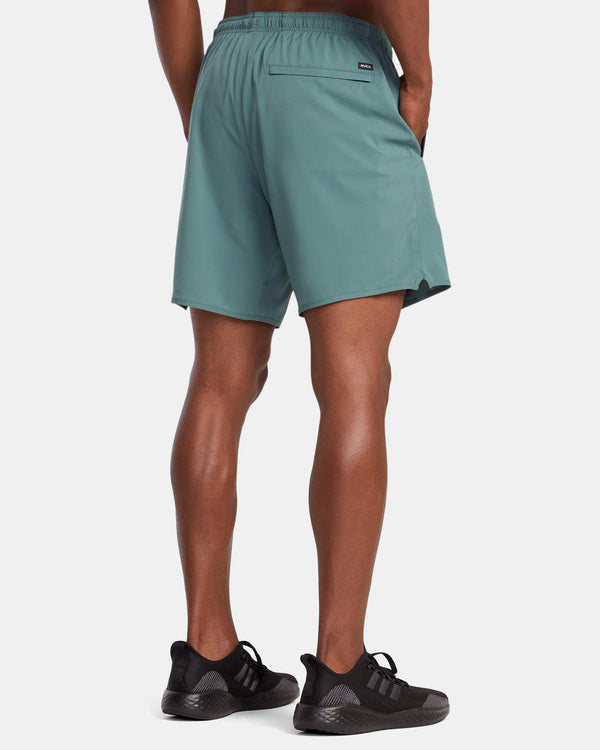 Rvca VA Sport Yoggers Stretch 17" Shorts - Pine Gray
