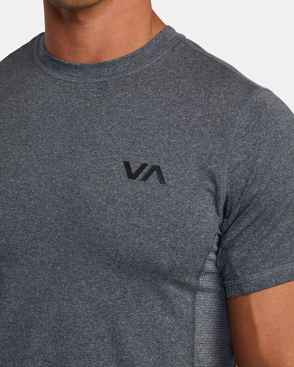 Camiseta Técnica Rvca VA Sport Vent - Charcoal Heather | Camisetas de hombre | Camisetas manga corta de hombre | surfdevils.com