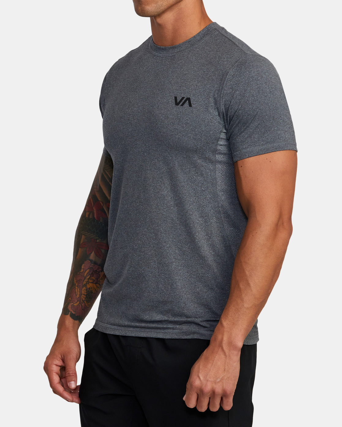 T-shirt technique Rvca VA Sport Vent - Charcoal Heather