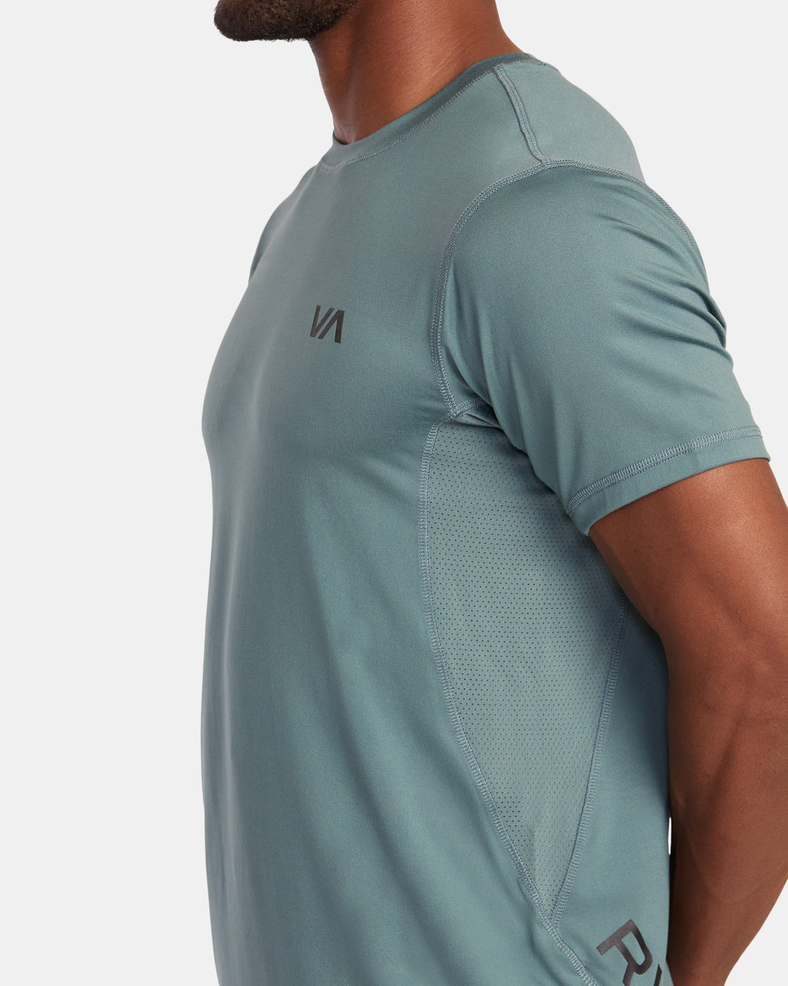 Camiseta Técnica Rvca VA Sport Vent - Pine Grey | Camisetas de hombre | Camisetas manga corta de hombre | surfdevils.com