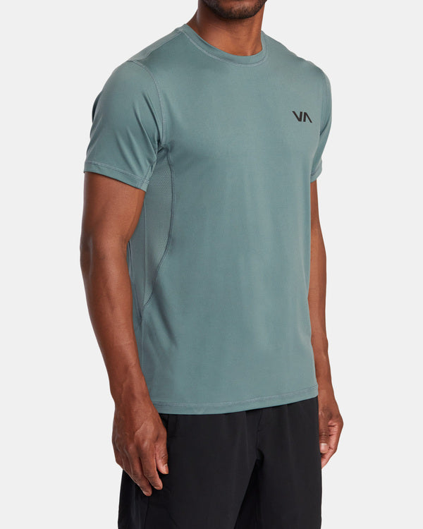 Camiseta Técnica Rvca VA Sport Vent - Pine Grey | Camisetas de hombre | Camisetas manga corta de hombre | surfdevils.com