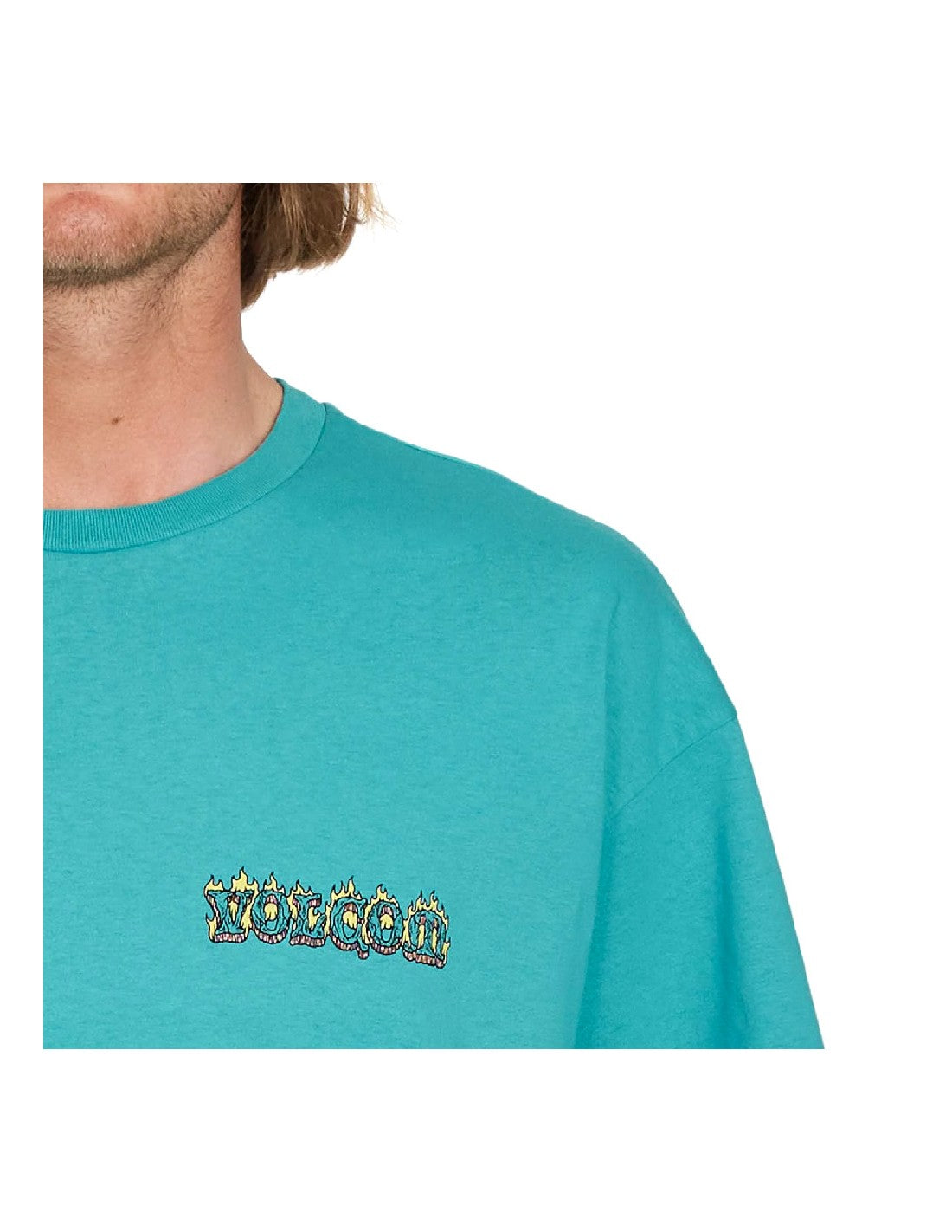 Camiseta Volcom Alstone Temple Teal | surfdevils.com