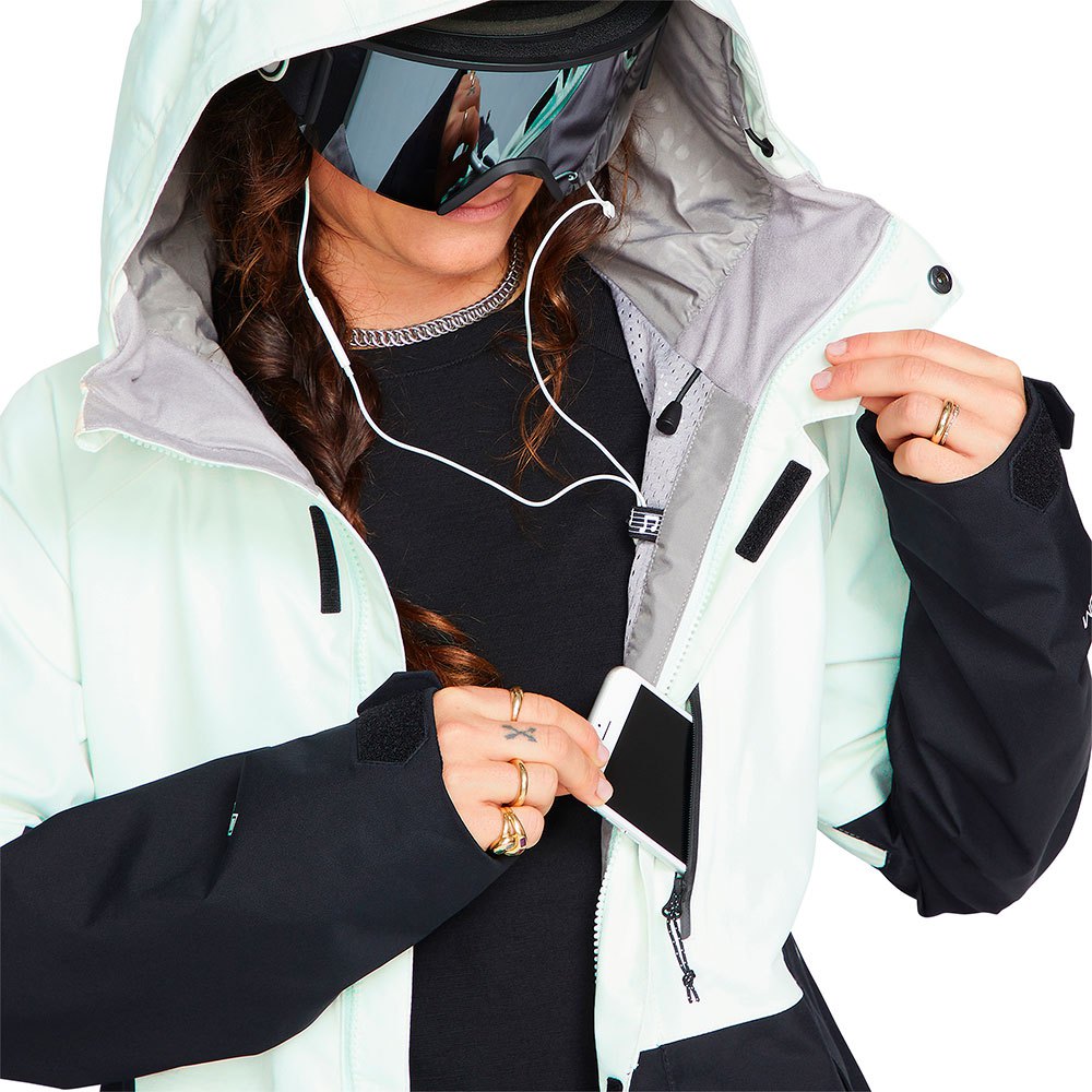 Chaqueta de snowboard Mujer Volcom Aris Gore-Tex Jacket - Ice Green | Snowboard Gore-Tex | surfdevils.com