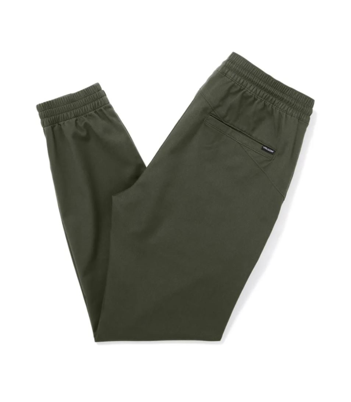 Pantalón elástico Volcom Frickin Slim Jogger - Squadron Green | Pantalones con goma de Hombre | Todos los pantalones de hombre | Volcom Shop | surfdevils.com