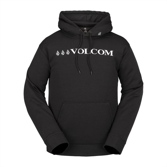 Volcom Core Hydro Fleece Snow Sweatshirt - Black