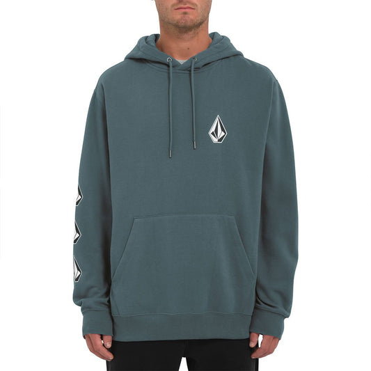 Volcom Iconic Stone Hoodie – Dunkler Schiefer