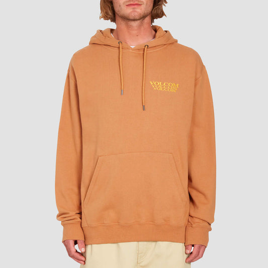 Volcom Sudadera Con Capucha Terry Stoned - Tobacco