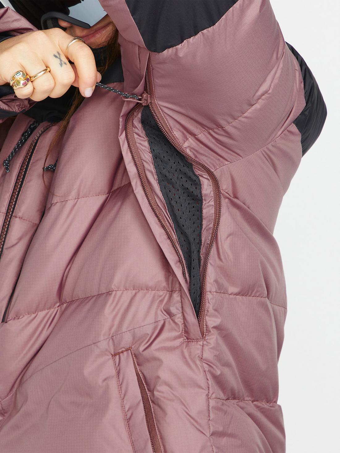 Chaqueta de snowboard Mujer Volcom Lifted Down Jacket - Rosewood
