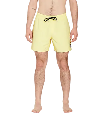 Volcom Boardshort Lido Solid 16" - Dawn Yellow | Hombre Bañadores | Hombre Ropa de baño | Volcom Shop | surfdevils.com