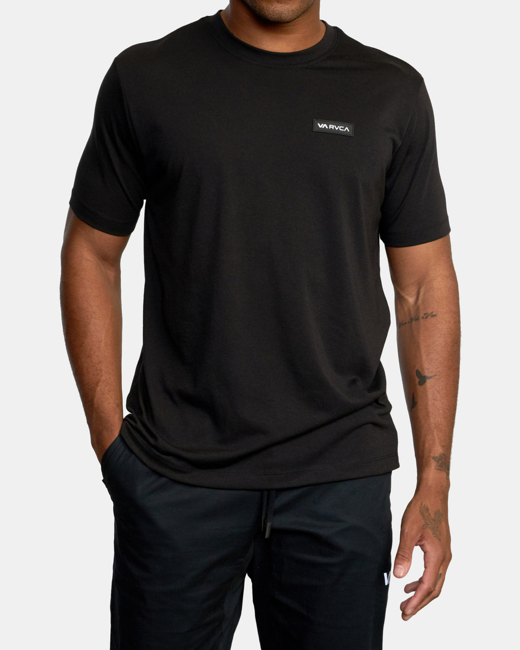 Rvca Icon Schwarzes T-Shirt