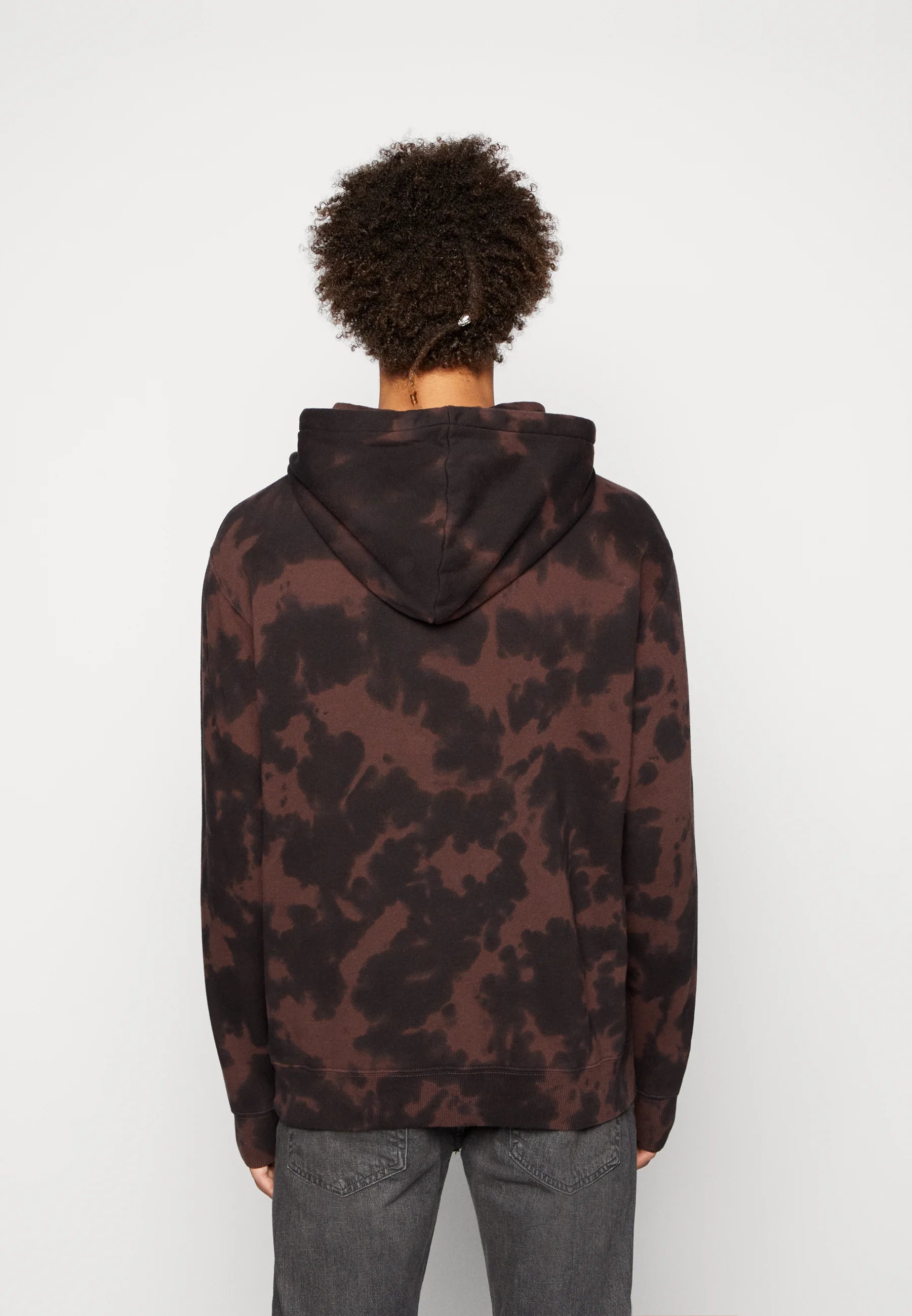 Felpa Volcom Iconic Stone Plus PO in mogano