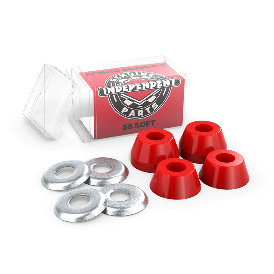 Independent Standard Conical Rubbers - Soft 88A Red | Collection_Zalando | Skate Rubbers / Bushings | Skate Shop | Tables, Axles, Wheels,... | surfdevils.com