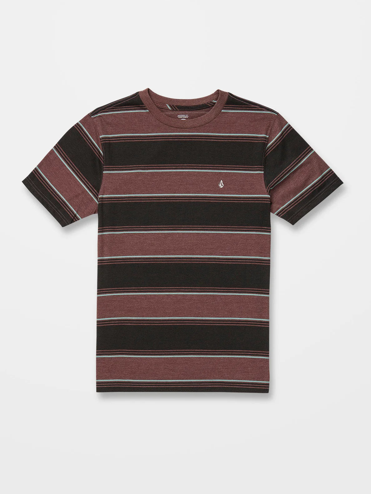 T-shirt Volcom Bandstone Crew in mogano