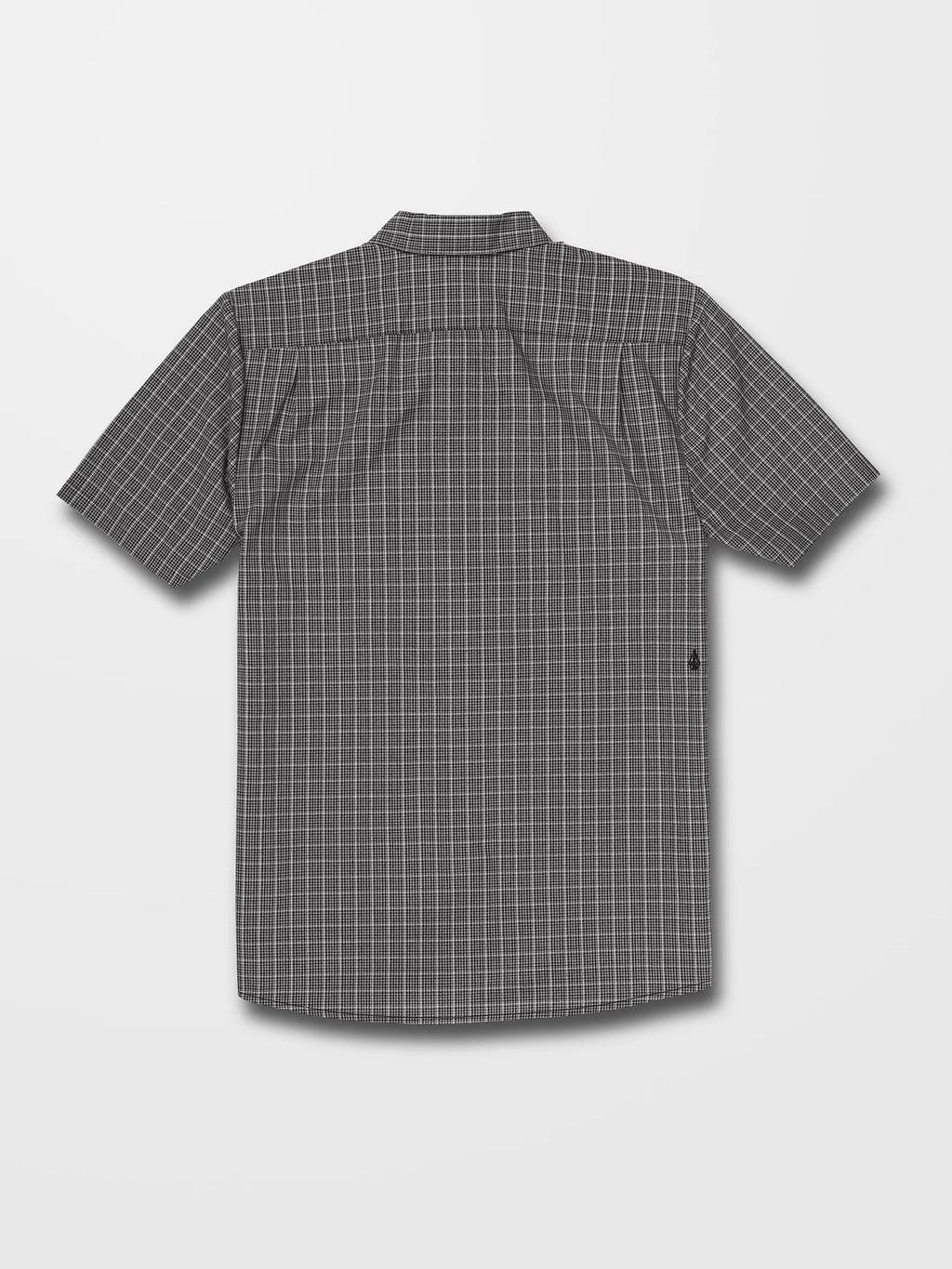 Volcom Mini Check Woven Black Shirt