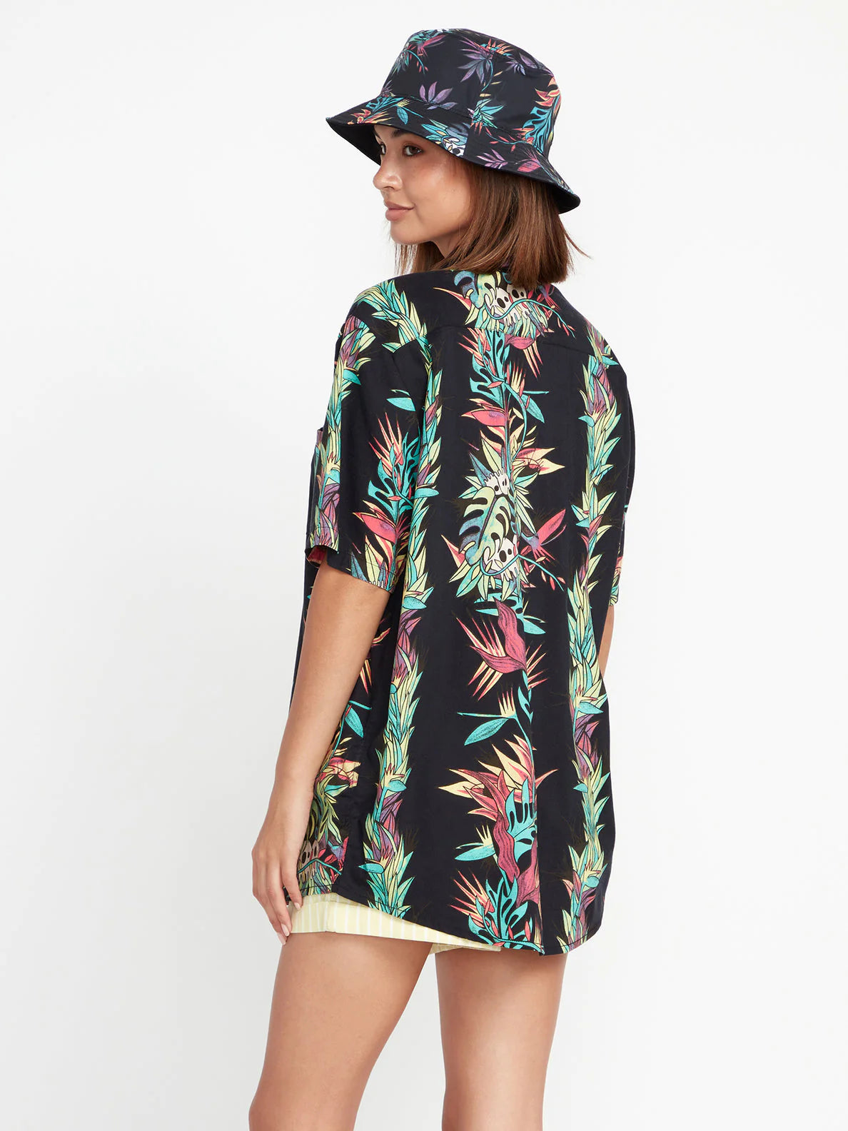 Volcom V Entertainment LP Gewebtes schwarzes Hemd