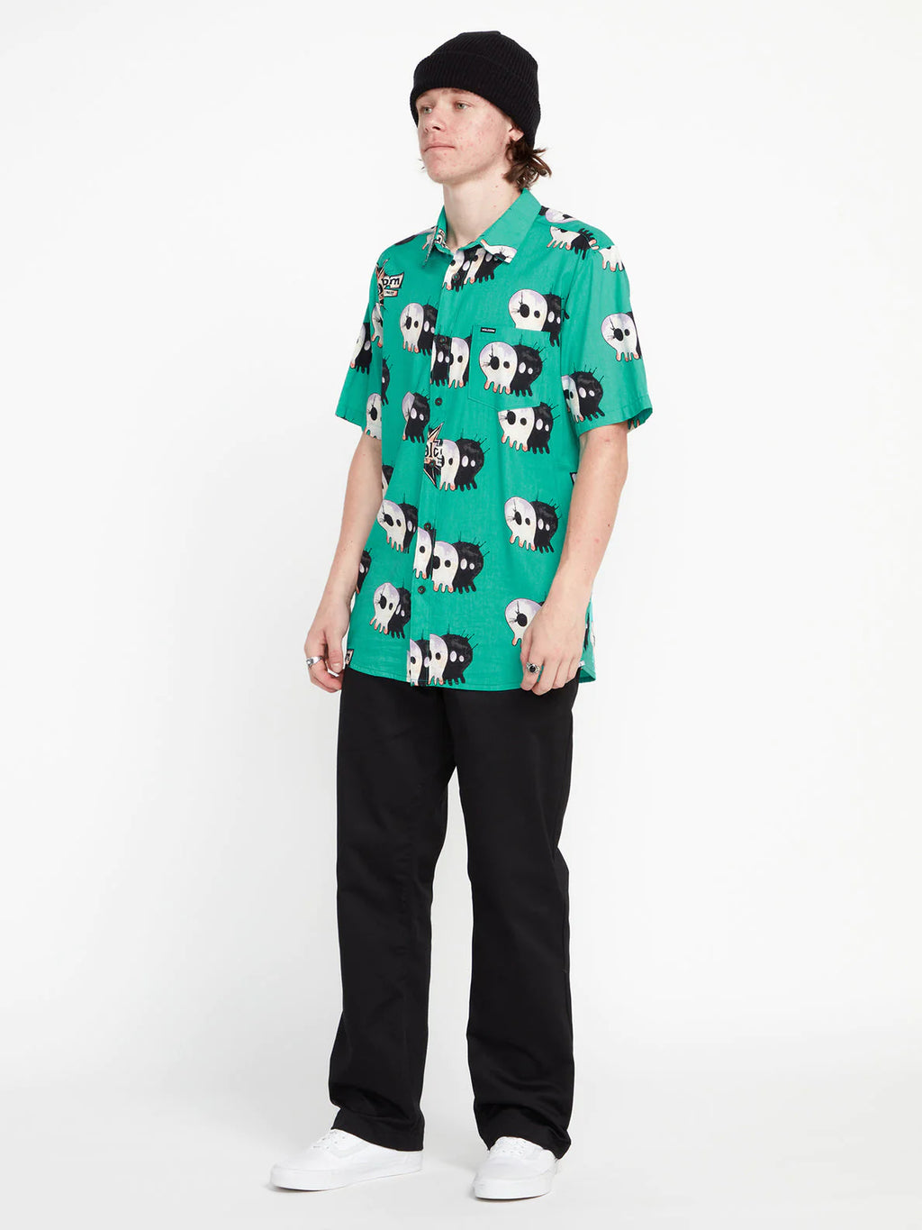 Volcom V Entertainment Pepper Scrubs Green Shirt