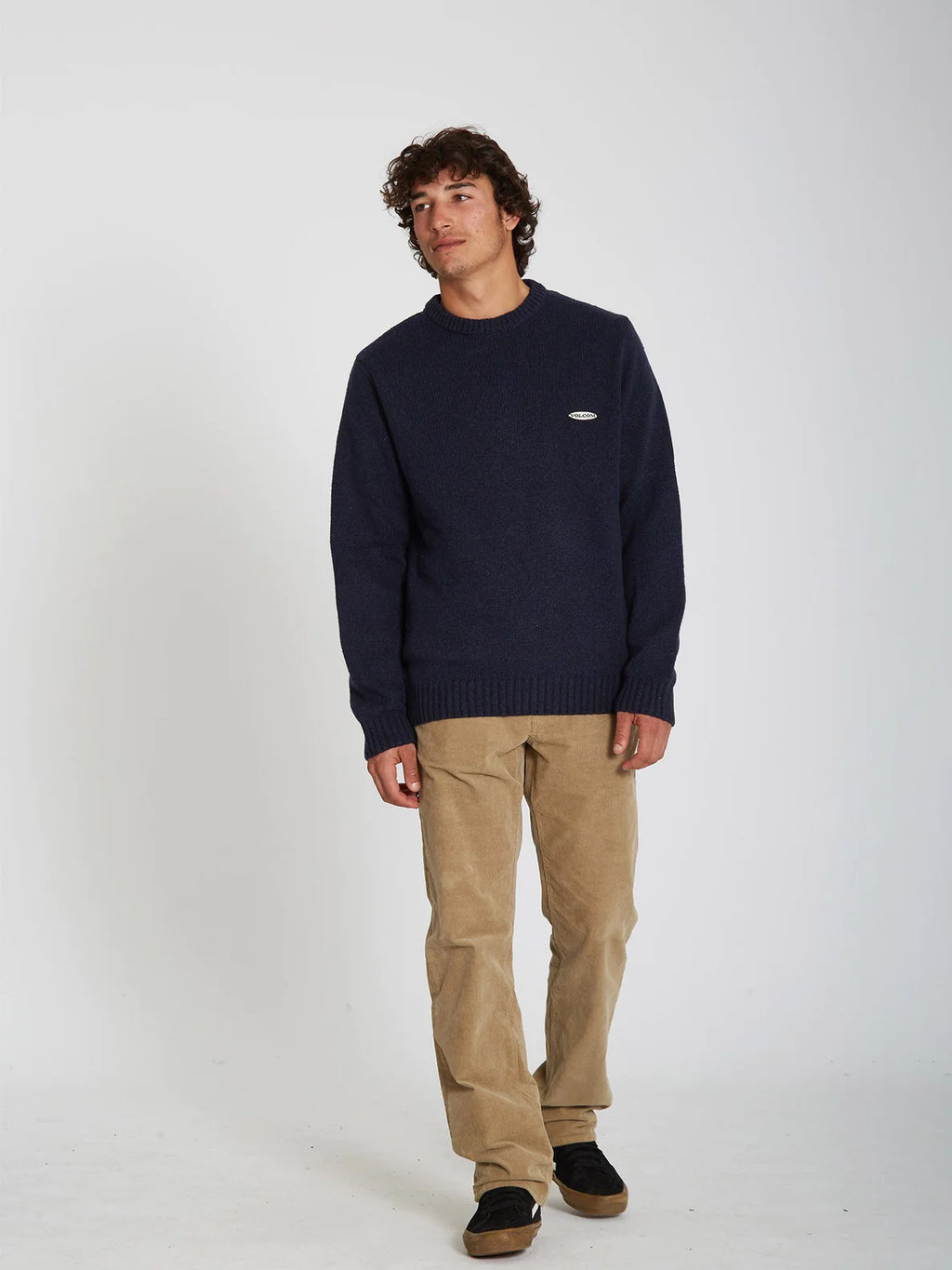 Jersey Volcom Edmonder Sweater Navy