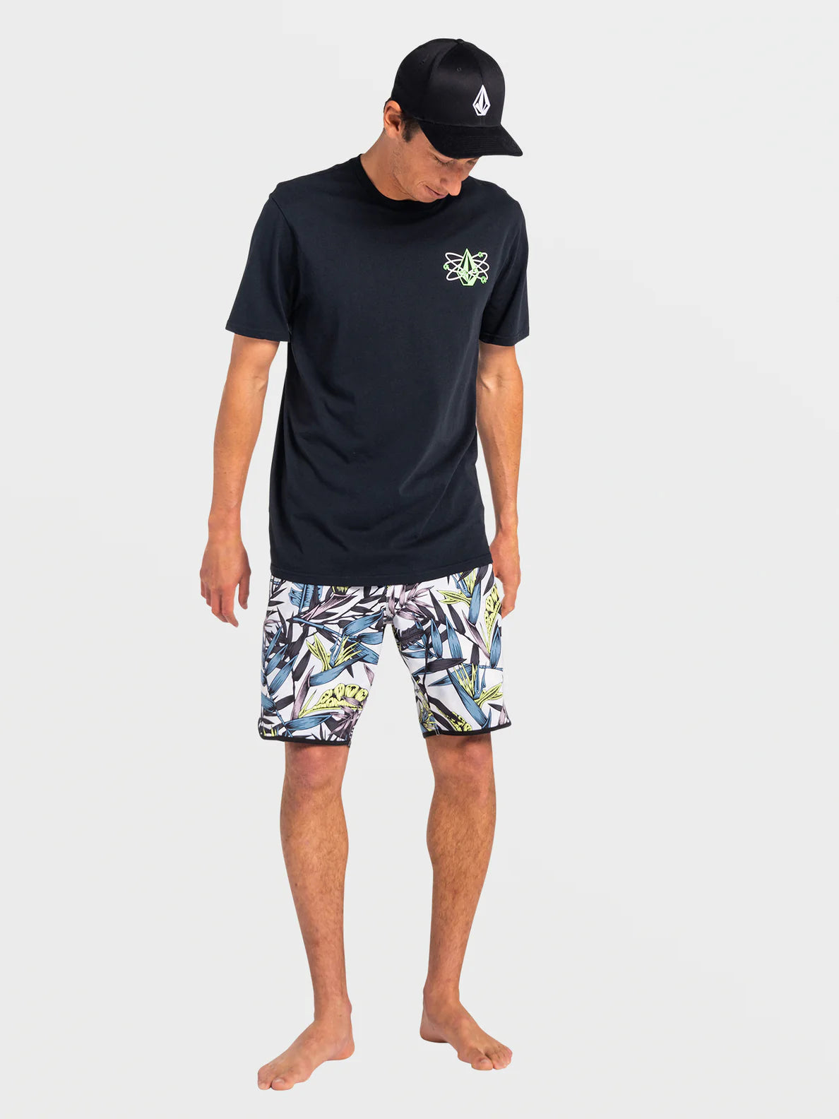 Volcom Scallop Mod 19" Limeade Swimsuit | Novos produtos | Não Koongo | Produtos mais recentes | Produtos mais vendidos | Produtos mais vendidos | surfdevils.com