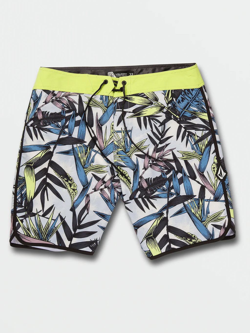 Volcom Scallop Mod 19" Badeanzug Limeade