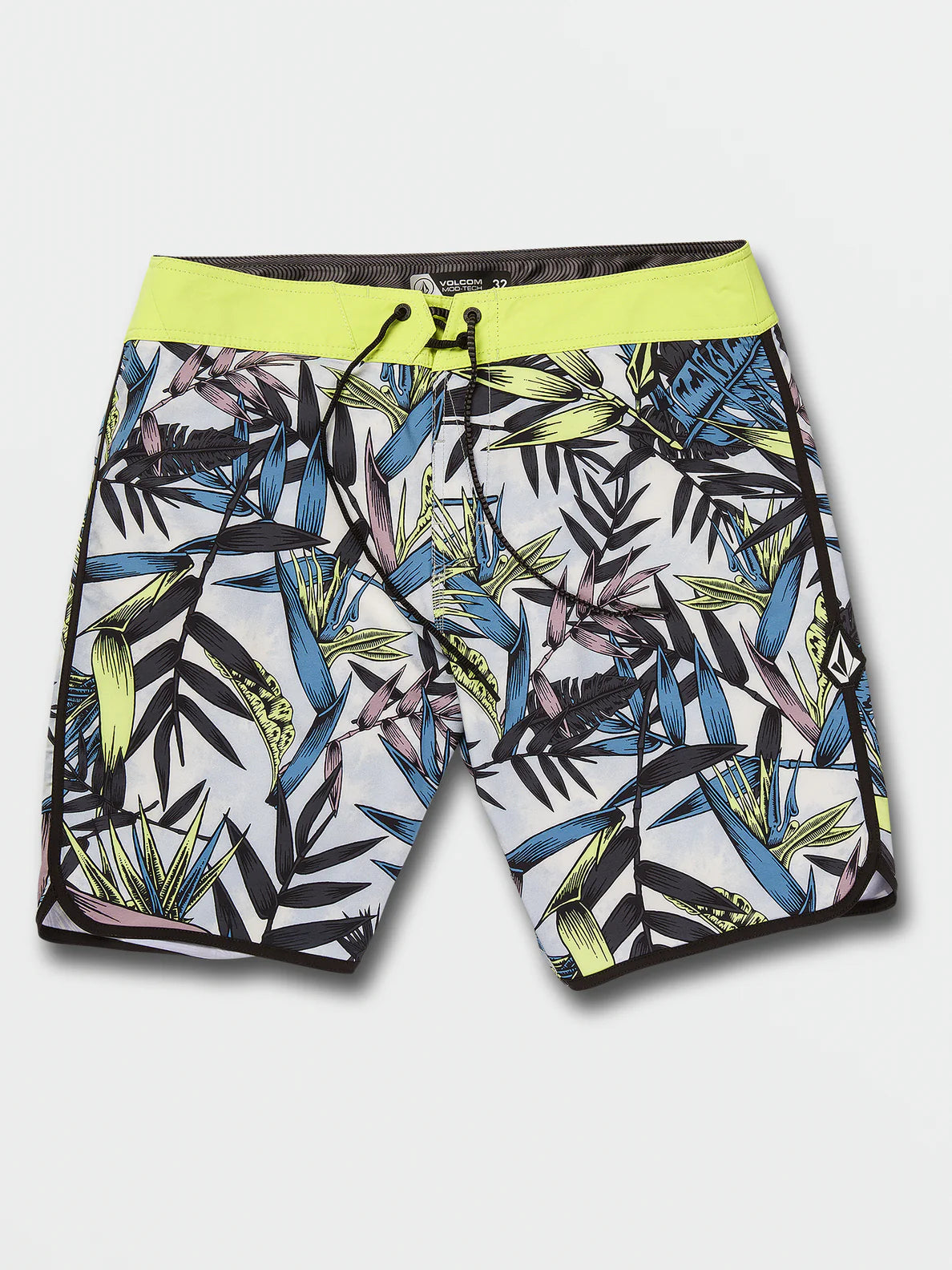 Volcom Scallop Mod 19" Limeade Swimsuit | Novos produtos | Não Koongo | Produtos mais recentes | Produtos mais vendidos | Produtos mais vendidos | surfdevils.com