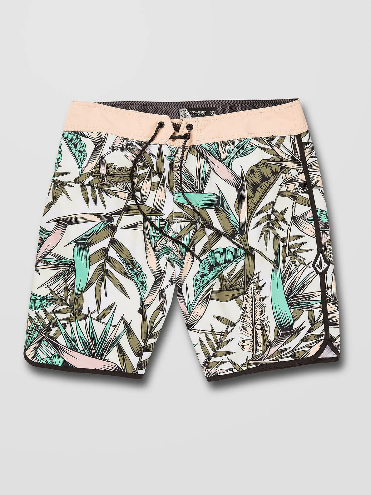 Volcom Scallop Mod 19" Badeanzug Martini Olive