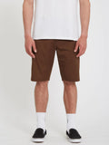 Volcom Frockin Modern Stretch 21" Dark Earth Shorts