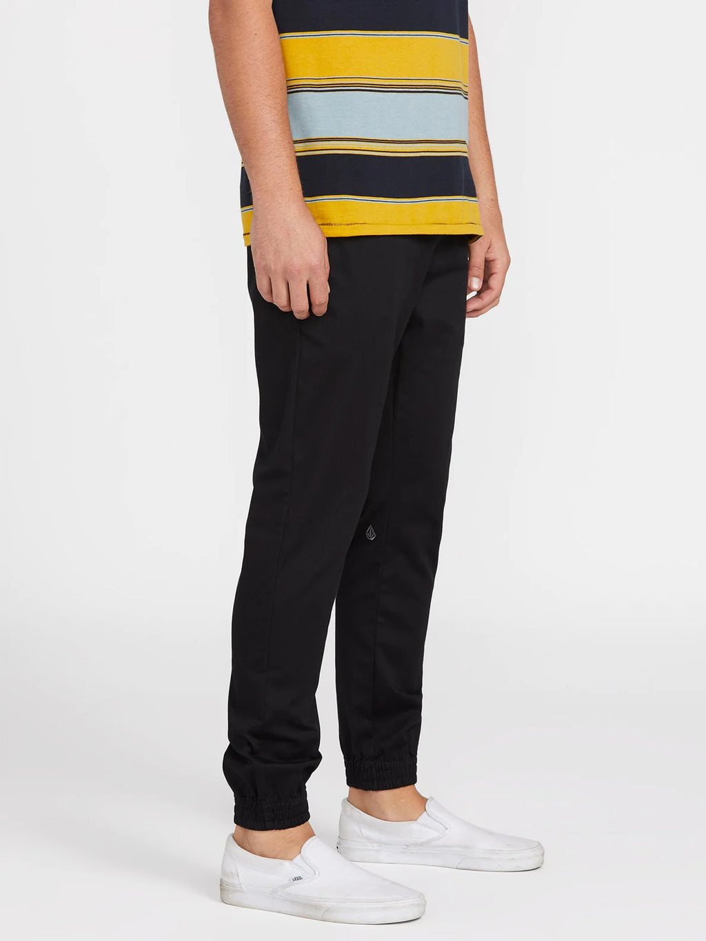 Pantaloni elastici neri di Volcom Fickin Slim Jogger