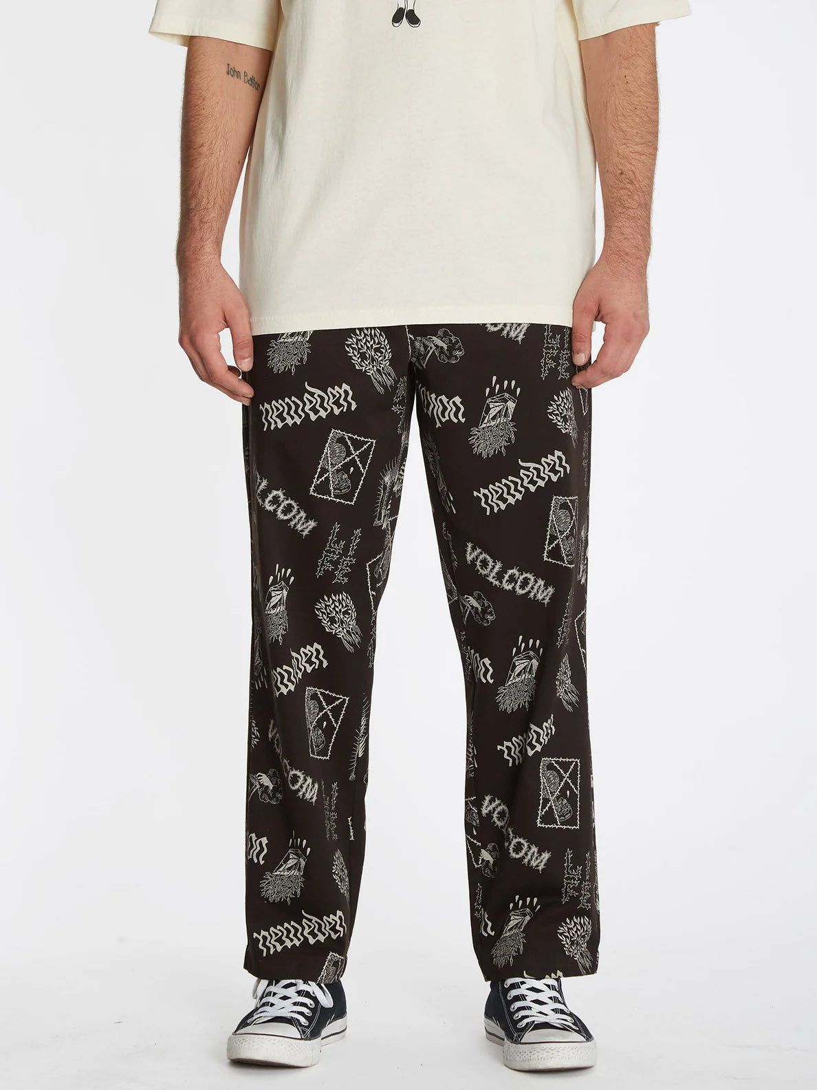 Pantaloni elasticizzati con stampa Volcom Vaderetro
