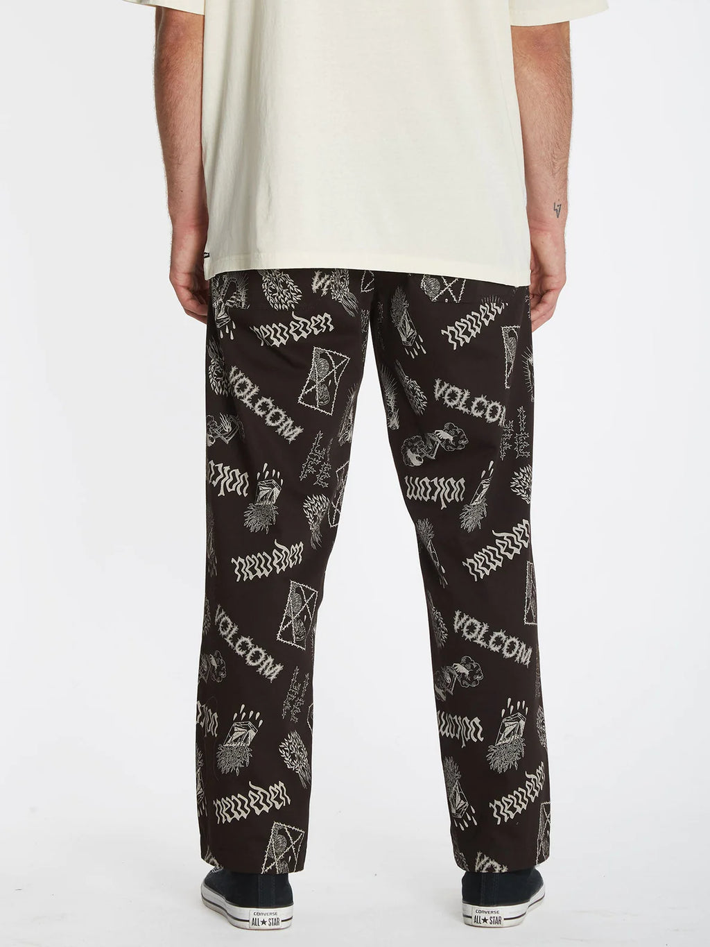 Pantaloni elasticizzati con stampa Volcom Vaderetro