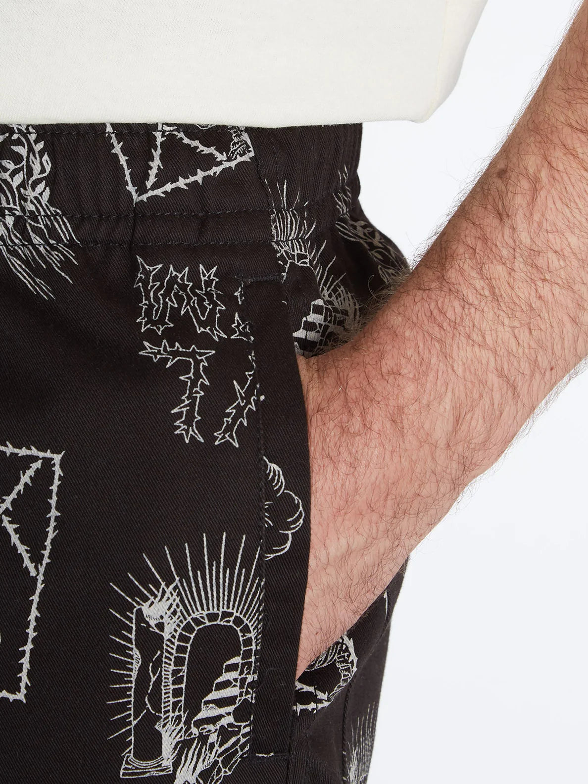 Pantaloni elasticizzati con stampa Volcom Vaderetro