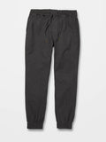 Volcom Fickin Slim Jogger Charcoal Heather Stretch Pants