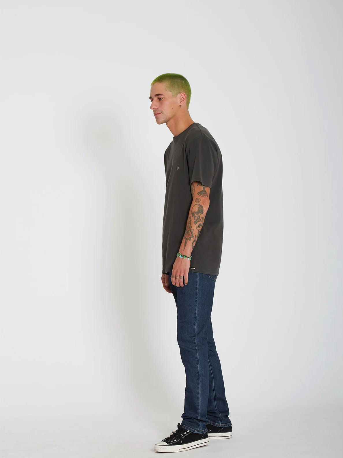 Volcom 2x4 Denim Dirty Med Blue Jeans Pants