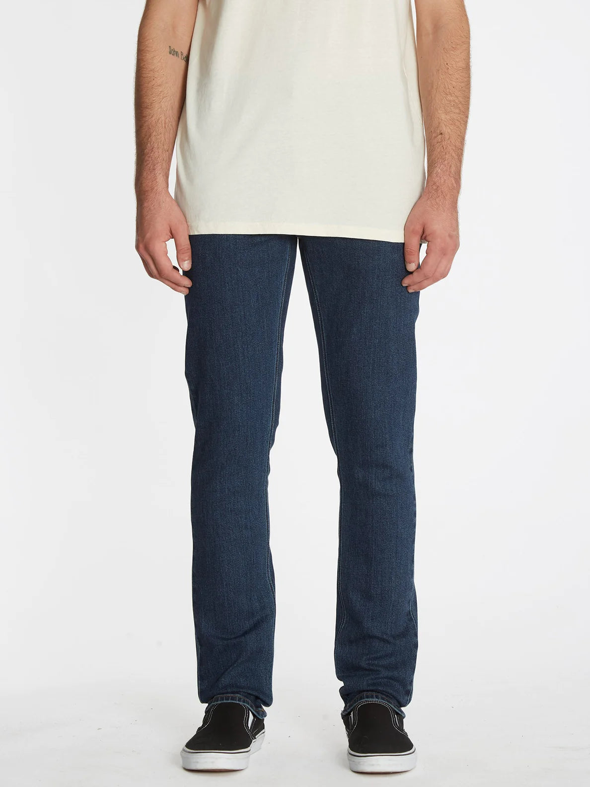 Volcom 2x4 Denim Dirty Med Blue Jeans Pants