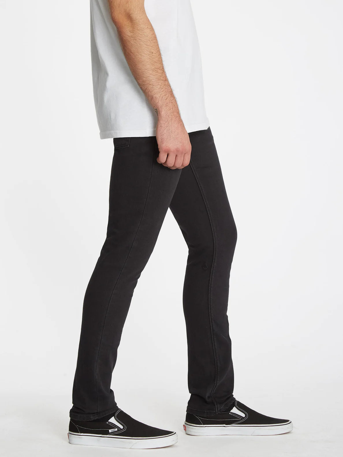 Volcom 2x4 Denim Ink Black Jeans