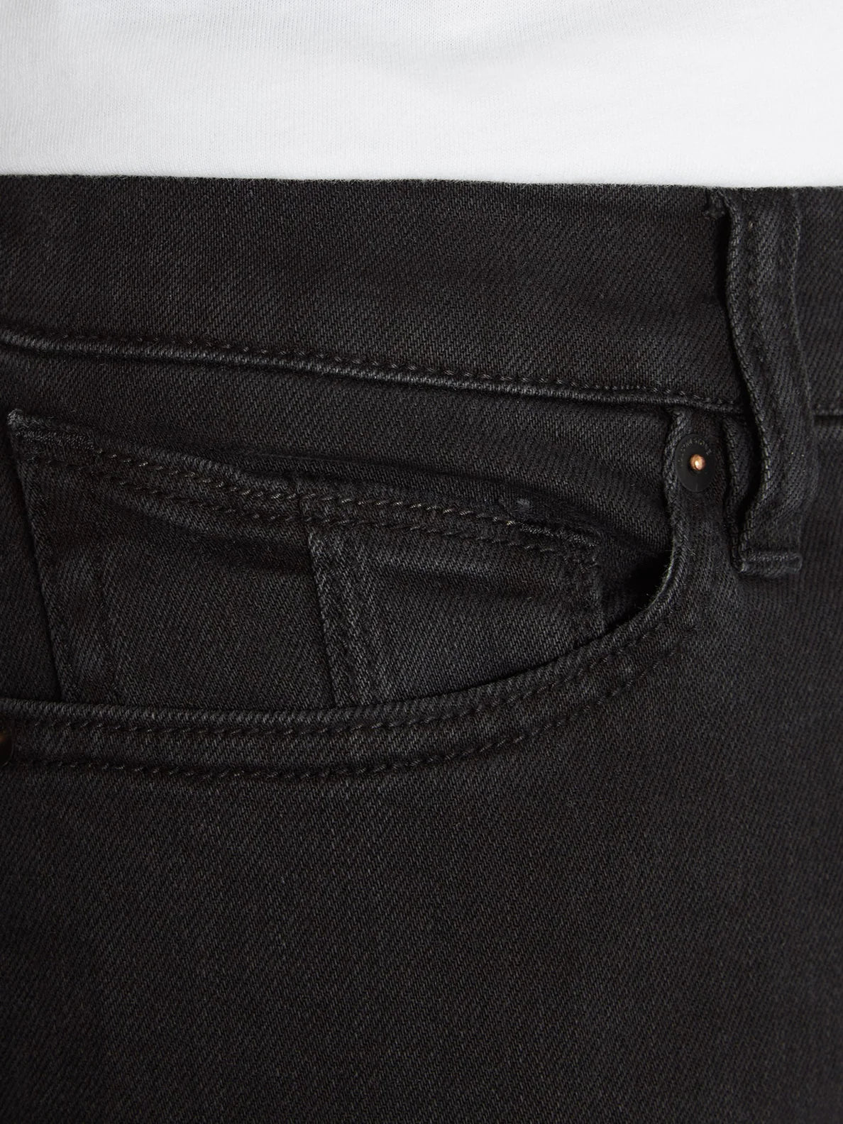 Volcom 2x4 Denim Ink Black Jeans