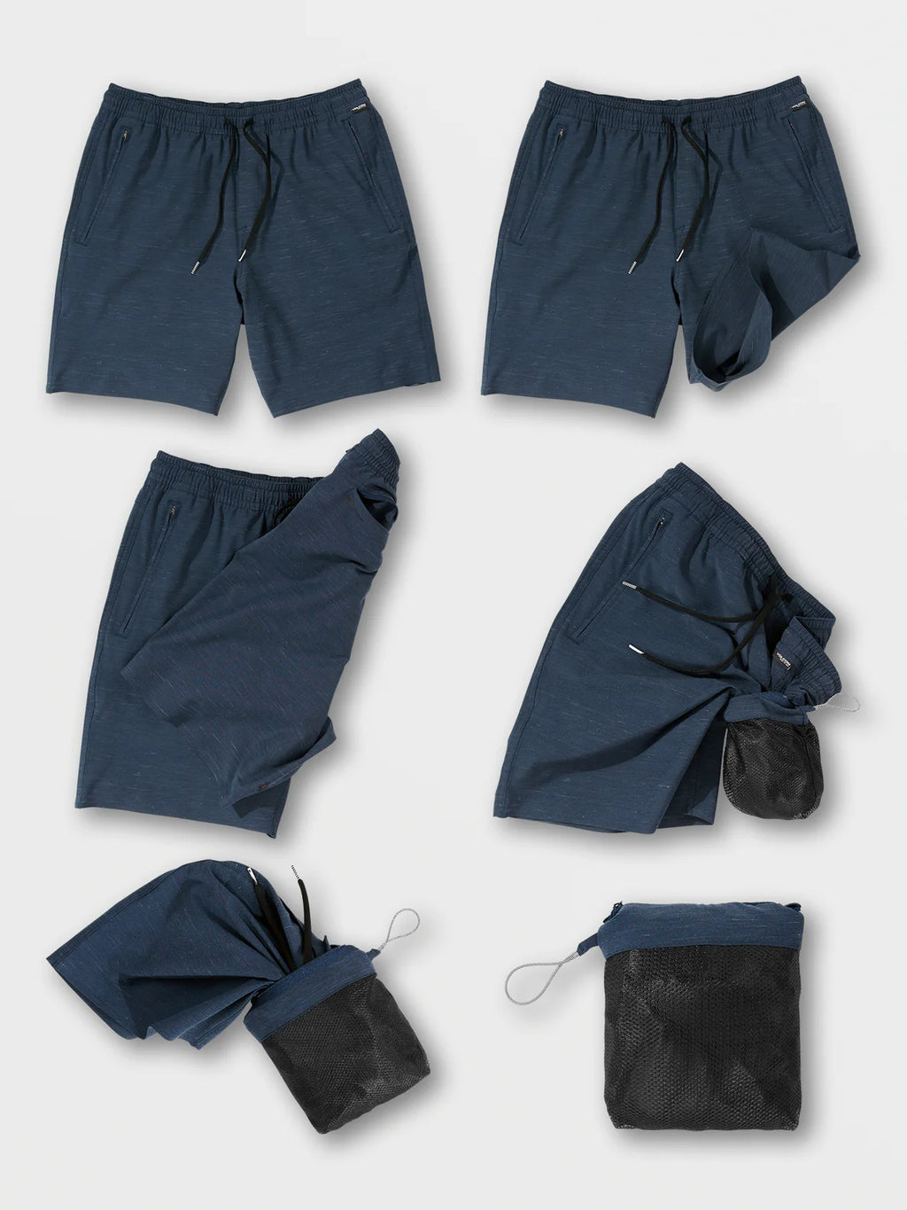 Pantalon Corto Volcom Wrecpack Hybrid 19" Navy